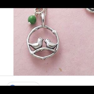 I WILL BUY!  Retired James Avery Lovebirds pendant